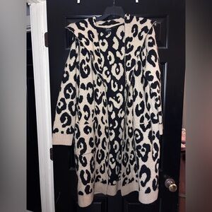 NEW Torrid Insider Collection Leopard Brushed Long Cardigan Sweater Plus 1 / 1X